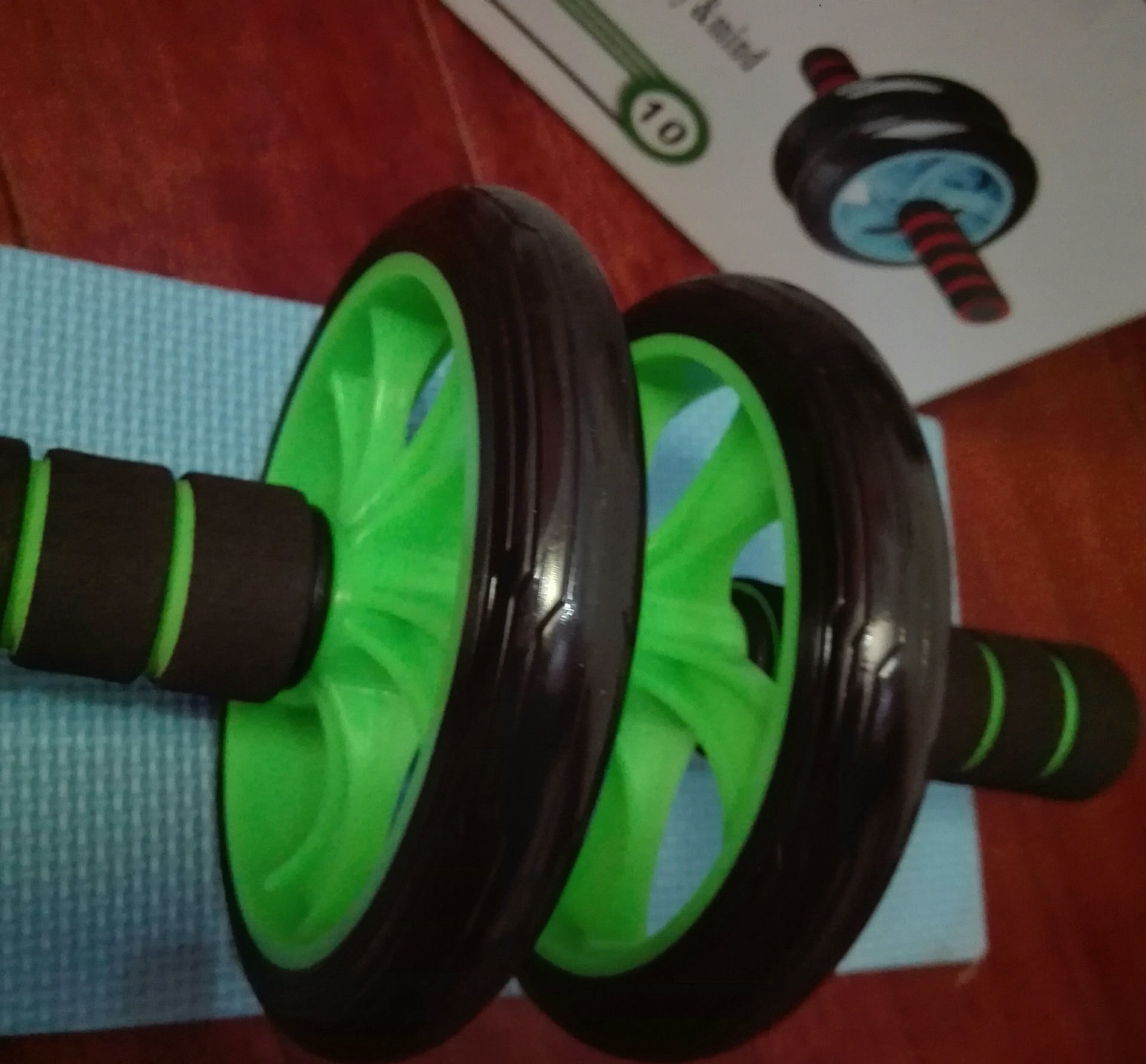 Fitness Exercise Equipment Pulley Push-up Abdominal Slimming Abdominal Wheel AB Rocket Roller Abdominal Wheel