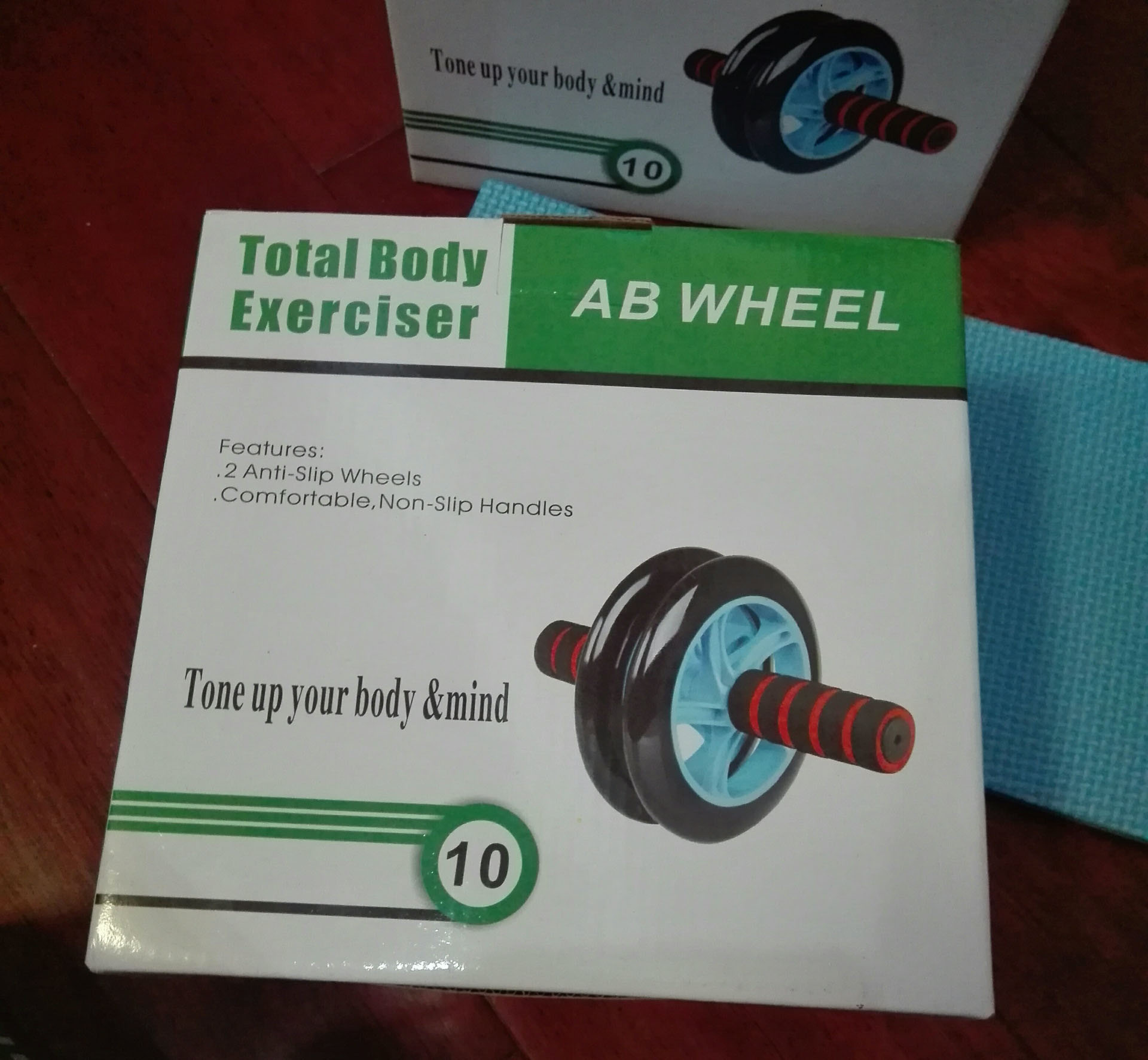 Fitness Exercise Equipment Pulley Push-up Abdominal Slimming Abdominal Wheel AB Rocket Roller Abdominal Wheel