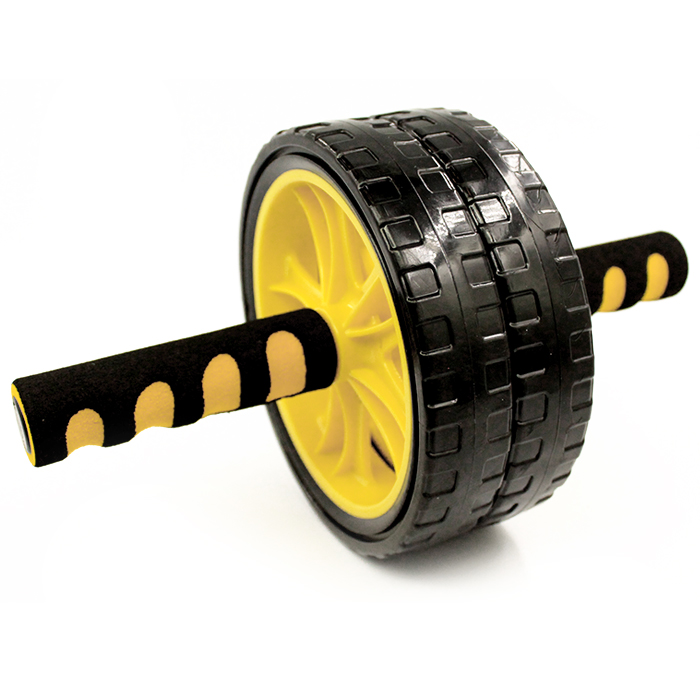 Exercise Wheel Roller Abdominal Fitness Trainer Dual Ab Wheel