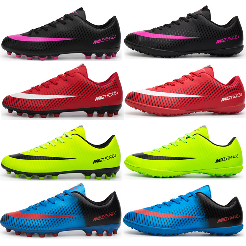 Cross-Border Couple&#039;s TF Broken Nail Artificial Lawn AG Long Nail Youth Student Competition Training Shoes Female