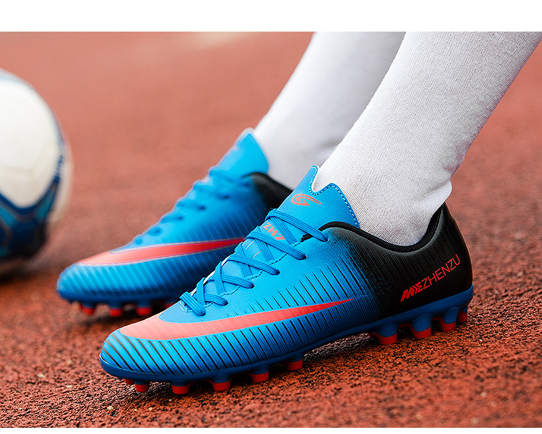 Cross-Border Couple's TF Broken Nail Artificial Lawn AG Long Nail Youth Student Competition Training Shoes Female
