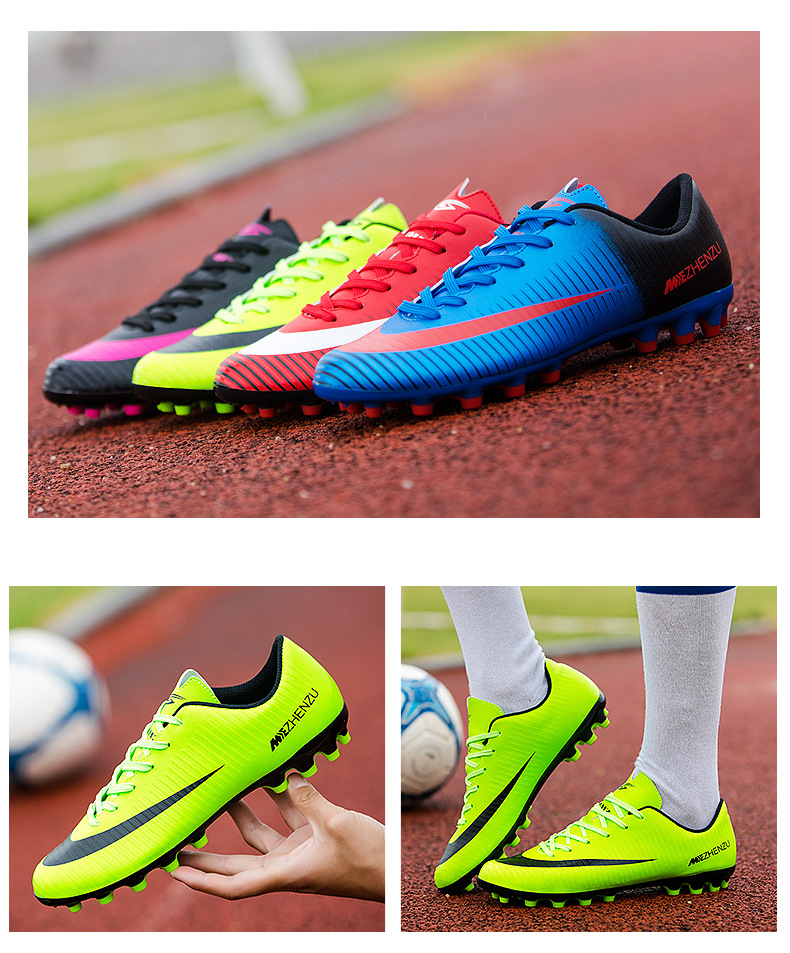 Cross-Border Couple's TF Broken Nail Artificial Lawn AG Long Nail Youth Student Competition Training Shoes Female