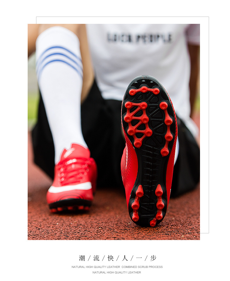 Cross-Border Couple's TF Broken Nail Artificial Lawn AG Long Nail Youth Student Competition Training Shoes Female