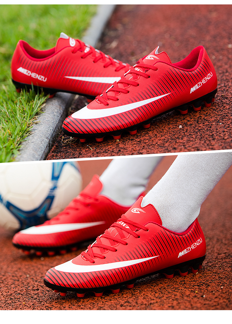 Cross-Border Couple's TF Broken Nail Artificial Lawn AG Long Nail Youth Student Competition Training Shoes Female