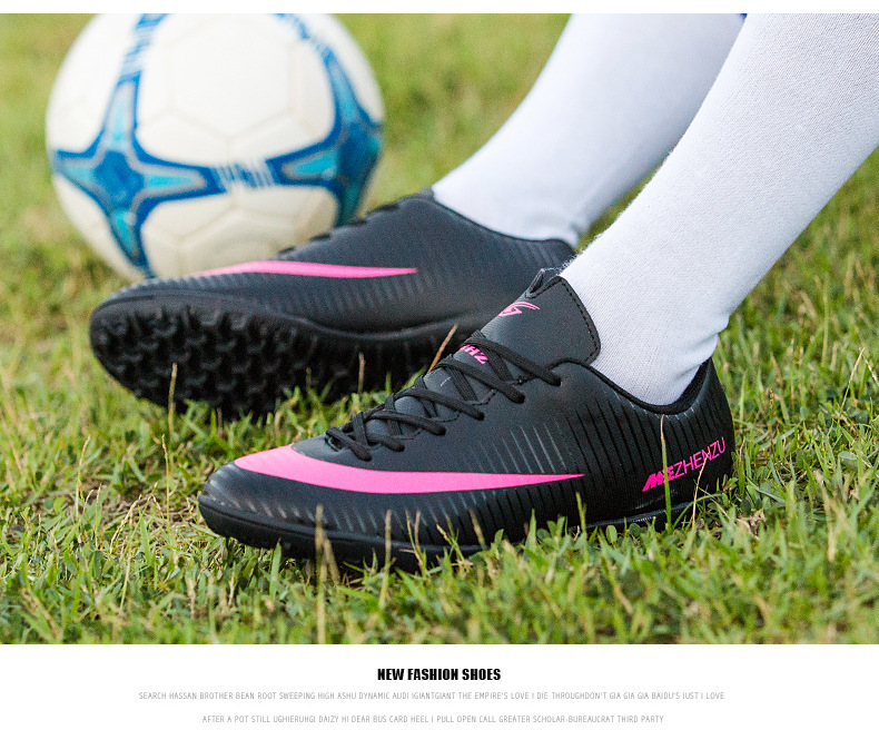 Cross-Border Couple's TF Broken Nail Artificial Lawn AG Long Nail Youth Student Competition Training Shoes Female