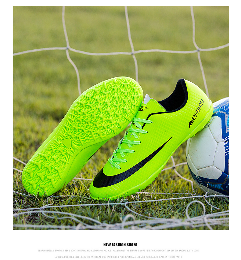 Cross-Border Couple's TF Broken Nail Artificial Lawn AG Long Nail Youth Student Competition Training Shoes Female