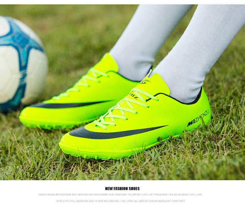 Cross-Border Couple's TF Broken Nail Artificial Lawn AG Long Nail Youth Student Competition Training Shoes Female