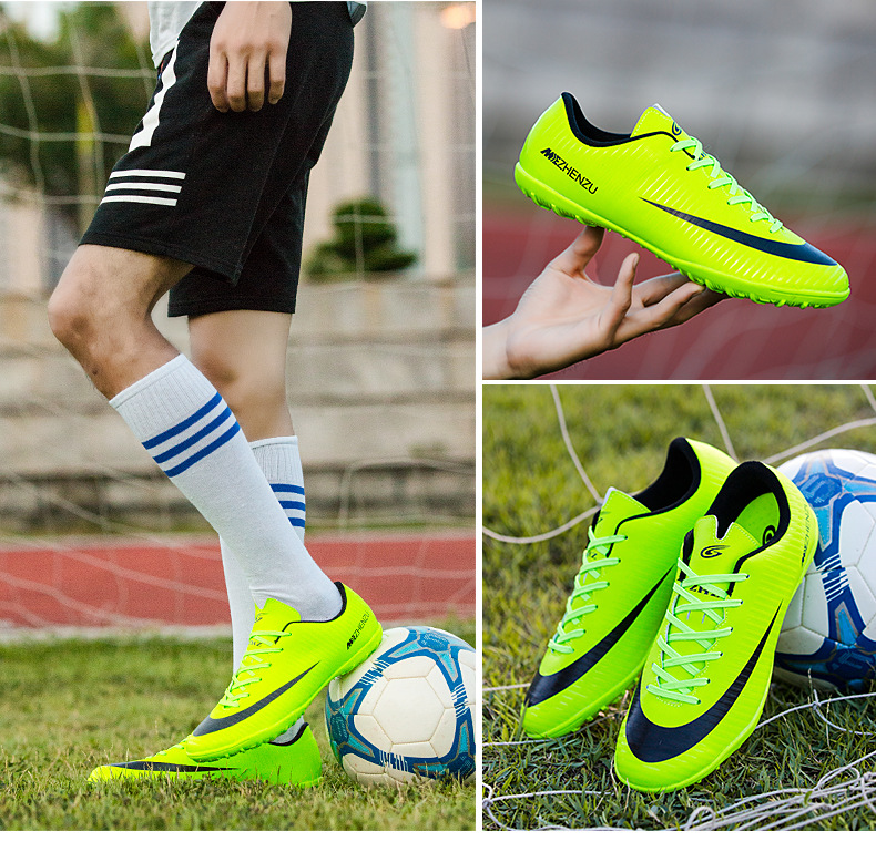 Cross-Border Couple's TF Broken Nail Artificial Lawn AG Long Nail Youth Student Competition Training Shoes Female