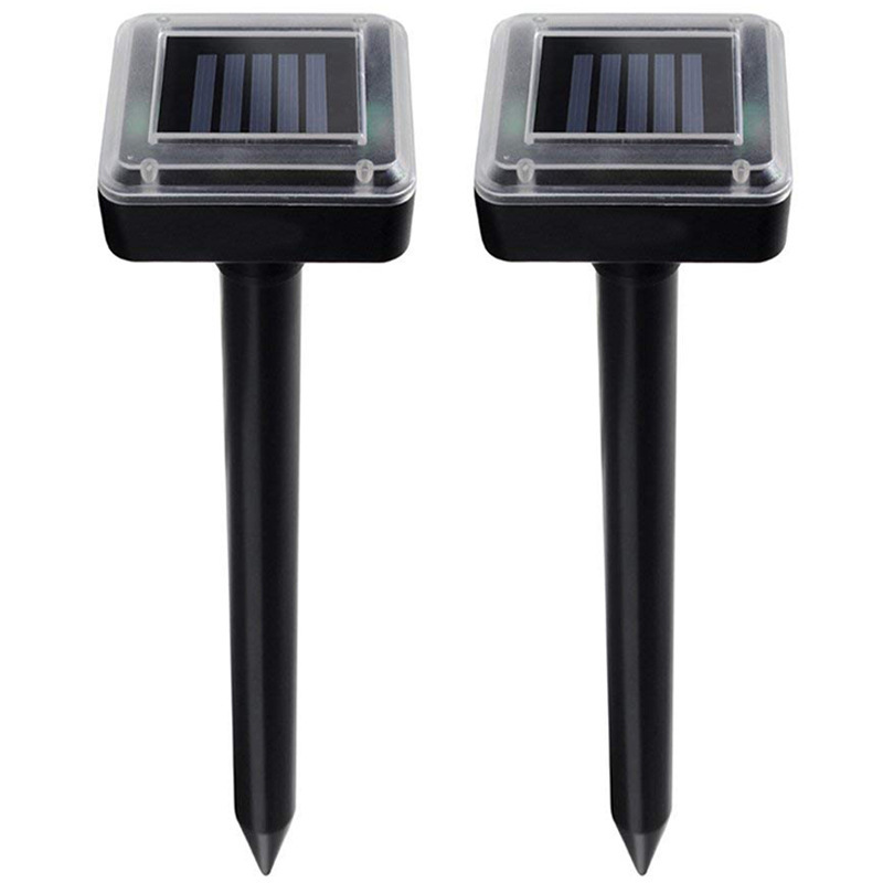 Solar Pest Repeller Ultrasonic Vibration Electronic Snake Repellent Multifunctional Lawn Waterproof Insect Killer