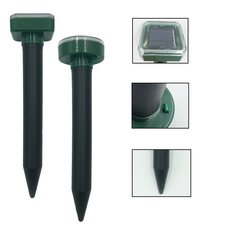 Solar Pest Repeller Ultrasonic Vibration Electronic Snake Repellent Multifunctional Lawn Waterproof Insect Killer