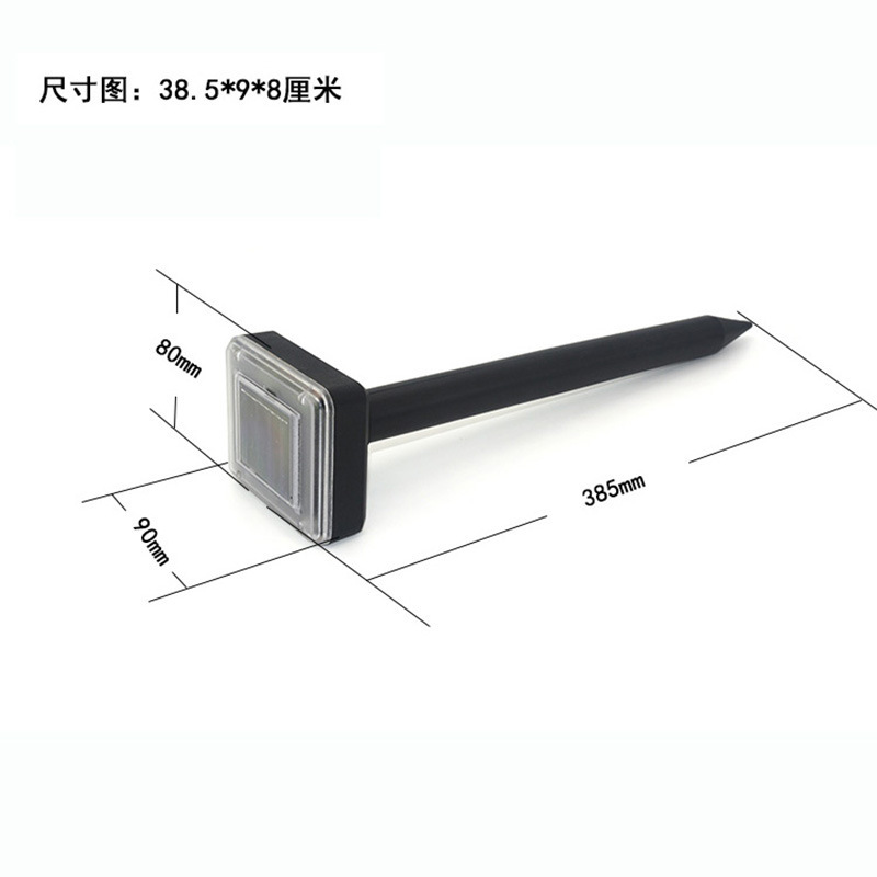Solar Pest Repeller Ultrasonic Vibration Electronic Snake Repellent Multifunctional Lawn Waterproof Insect Killer