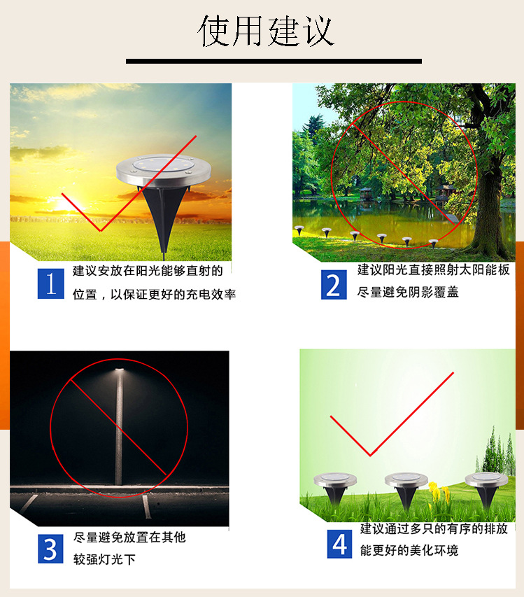 Amazon Cross-Border 8led Solar Stainless Steel Underground Lamp Outdoor New Plug-in Lawn Lamp Garden Lamp