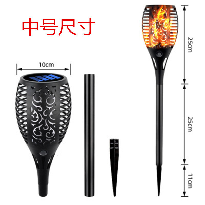 Hot Selling Solar Dynamic Simulation Flame Lamp Waterproof Garden Villa Courtyard Landscape Decoration Lawn Lamp Hot Selling Solar Dynamic Simulation Flame Lamp Waterproof Garden Villa Courtyard Landscape Decoration Lawn Lamp