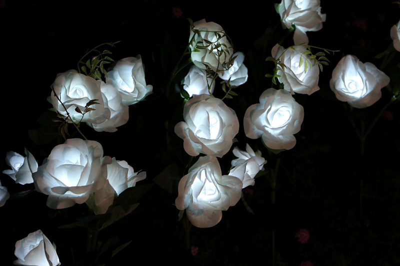 Lotus Lantern Solar Sunflower Simulation Lily Festive Lantern Common Calla Garden Lamp Chrysanthemum Rose Lawn Lamp