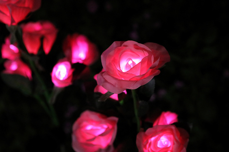 Lotus Lantern Solar Sunflower Simulation Lily Festive Lantern Common Calla Garden Lamp Chrysanthemum Rose Lawn Lamp
