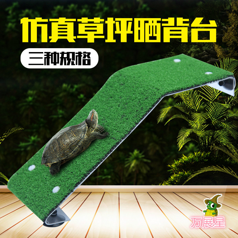 Jianrong Dophin Turtle Ladder Climbing Platform Aquarium Fish Tank Turtle Simulation Lawn Platform Climbing Landscaping