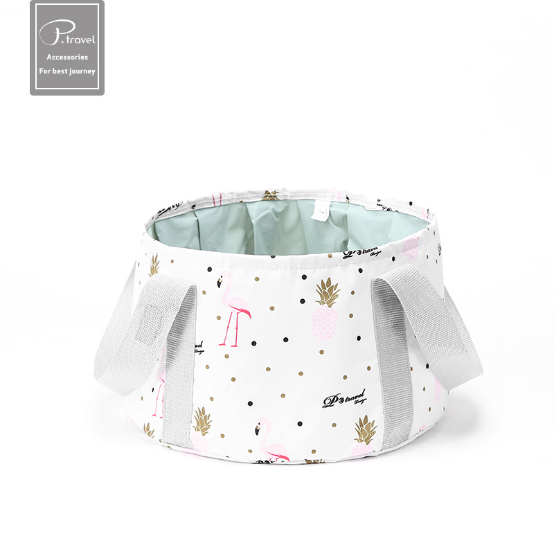 P. Travel Folding Bucket Bag Outdoor Travel Portable Waterproof Bag Large Capacity Portable Folding Waterproof Bag