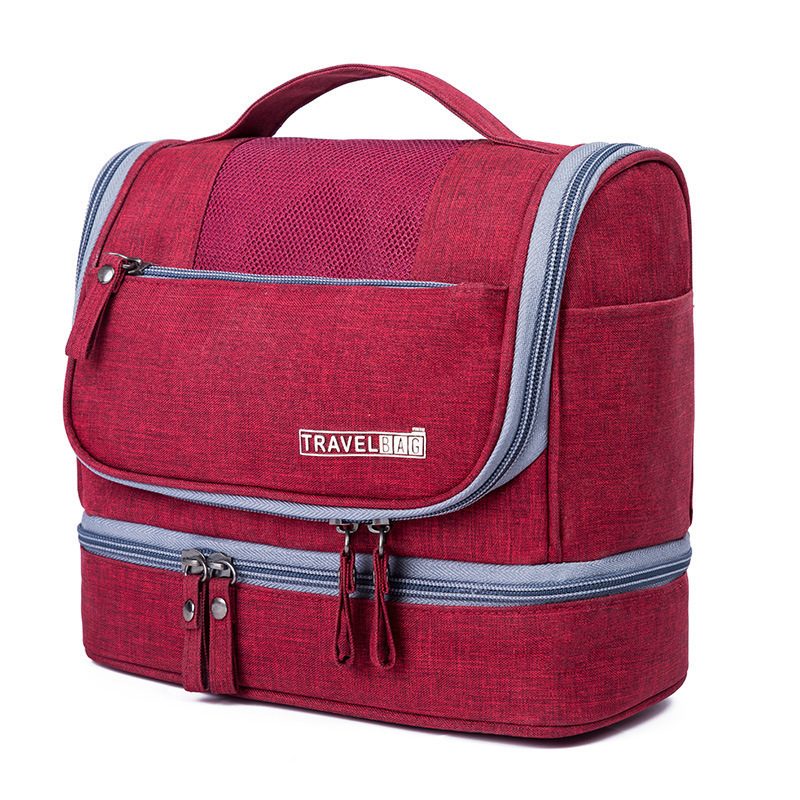 New Korean travel waterproof bag makeup bag large capacity dry and wet separation wash gargle bag finishing bag