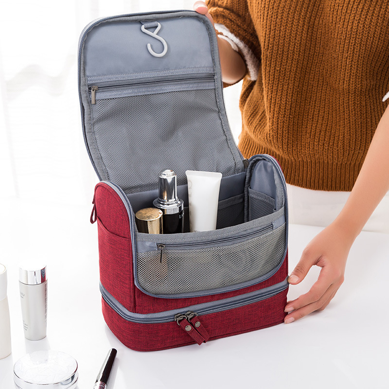 New Korean travel waterproof bag makeup bag large capacity dry and wet separation wash gargle bag finishing bag