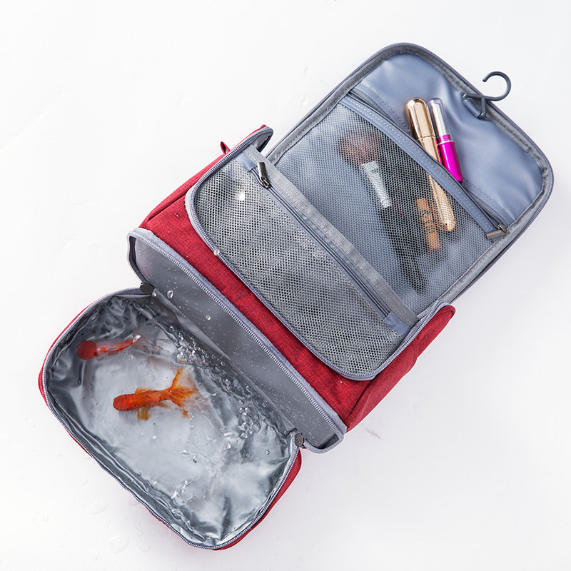 New Korean travel waterproof bag makeup bag large capacity dry and wet separation wash gargle bag finishing bag