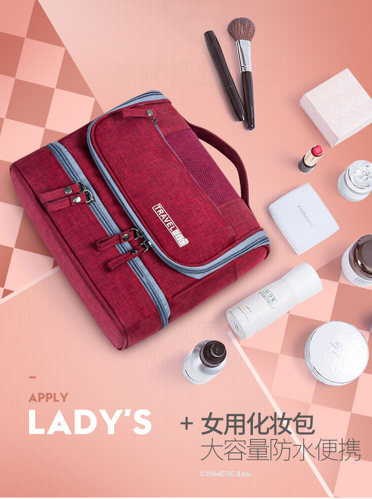 New Korean travel waterproof bag makeup bag large capacity dry and wet separation wash gargle bag finishing bag New Korean travel waterproof bag makeup bag large capacity dry and wet separation wash gargle bag finishing bag