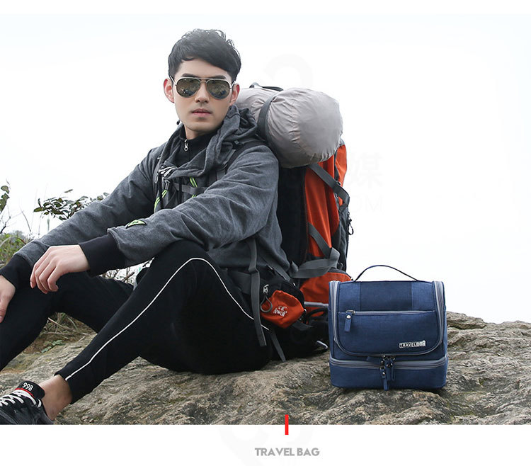 New Korean travel waterproof bag makeup bag large capacity dry and wet separation wash gargle bag finishing bag New Korean travel waterproof bag makeup bag large capacity dry and wet separation wash gargle bag finishing bag