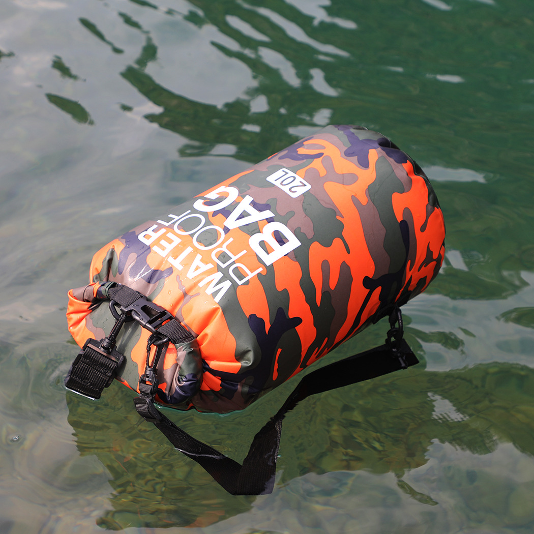 Polyester Waterproof Bag Shoulder Waterproof Bucket Bag Waterproof Bag Lightweight Drifting Bag Currently Available