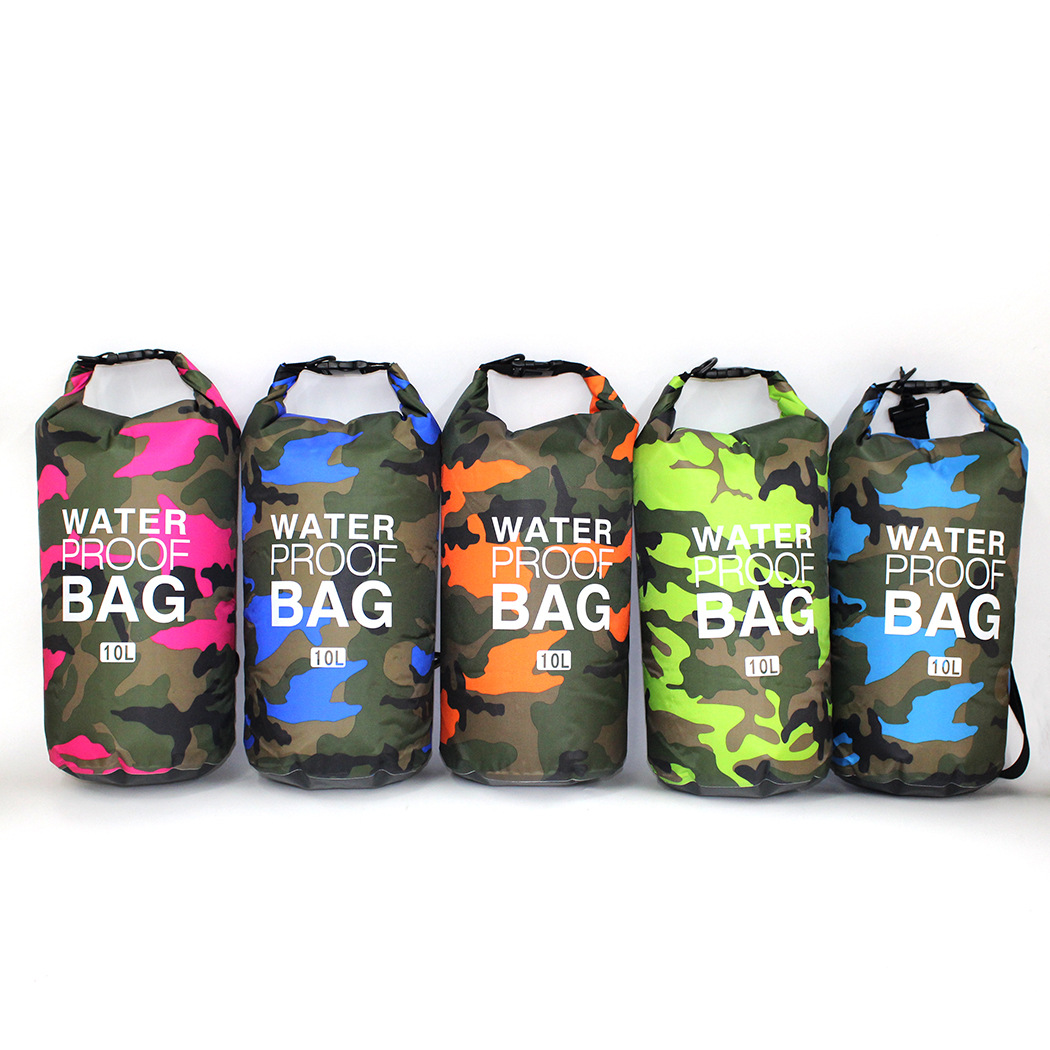 Polyester Waterproof Bag Shoulder Waterproof Bucket Bag Waterproof Bag Lightweight Drifting Bag Currently Available
