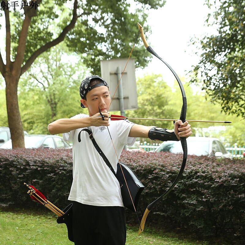 Traditional bow anti - bow shooting archery movement adult bow and arrow suit area entertainment epoxy glass slab arch Traditional bow anti - bow shooting archery movement adult bow and arrow suit area entertainment epoxy glass slab arch