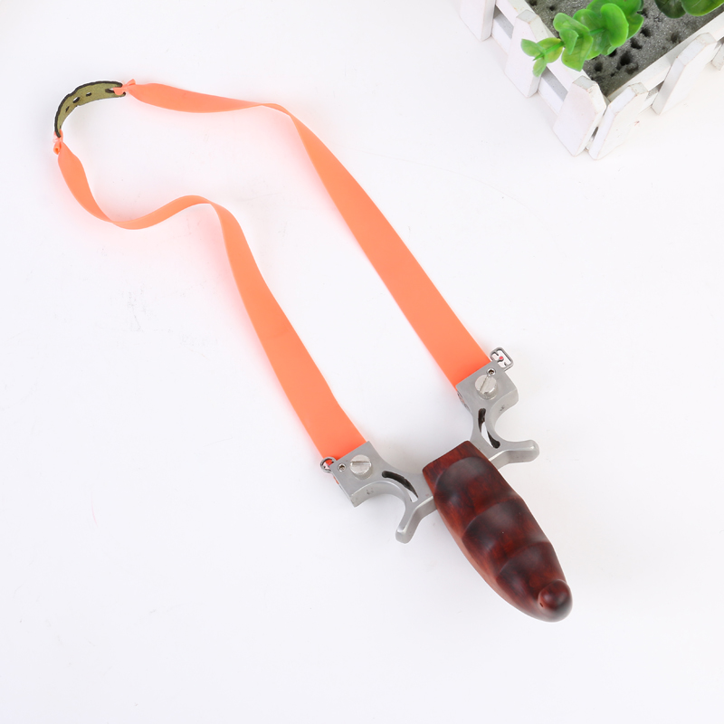 Xinqiao rubber products new arrivals slingshot with Solid wood handle catapult 