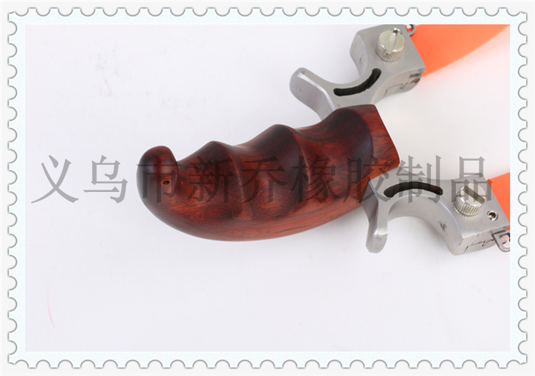 Xinqiao rubber products new arrivals slingshot with Solid wood handle catapult Xinqiao rubber products new arrivals slingshot with Solid wood handle catapult
