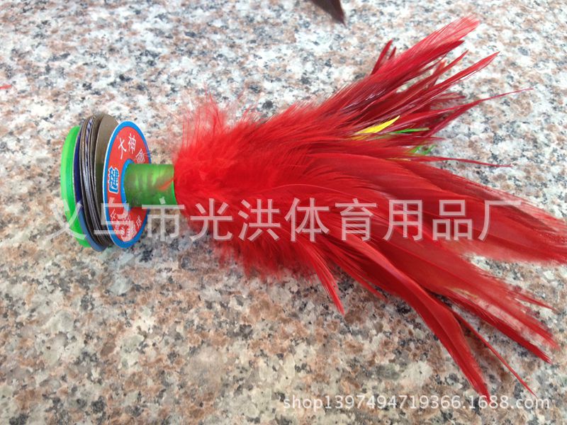 Factory Direct Sales Super Good Quality Color Super Beautiful Cock Hair Soft Rubber Sole Kick Shuttlecock Game-Specific Factory Direct Sales Super Good Quality Color Super Beautiful Cock Hair Soft Rubber Sole Kick Shuttlecock Game-Specific