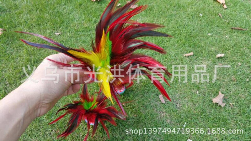 Factory Direct Sales Super Good Quality Color Super Beautiful Cock Hair Soft Rubber Sole Kick Shuttlecock Game-Specific Factory Direct Sales Super Good Quality Color Super Beautiful Cock Hair Soft Rubber Sole Kick Shuttlecock Game-Specific