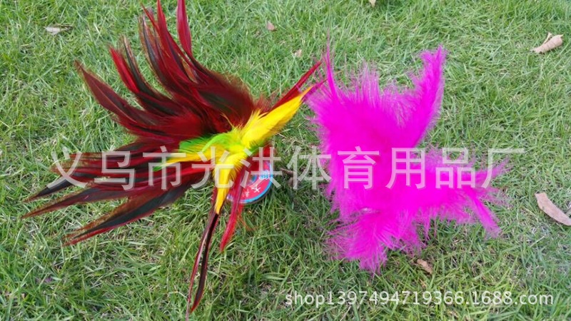 Factory Direct Sales Super Good Quality Color Super Beautiful Cock Hair Soft Rubber Sole Kick Shuttlecock Game-Specific Factory Direct Sales Super Good Quality Color Super Beautiful Cock Hair Soft Rubber Sole Kick Shuttlecock Game-Specific