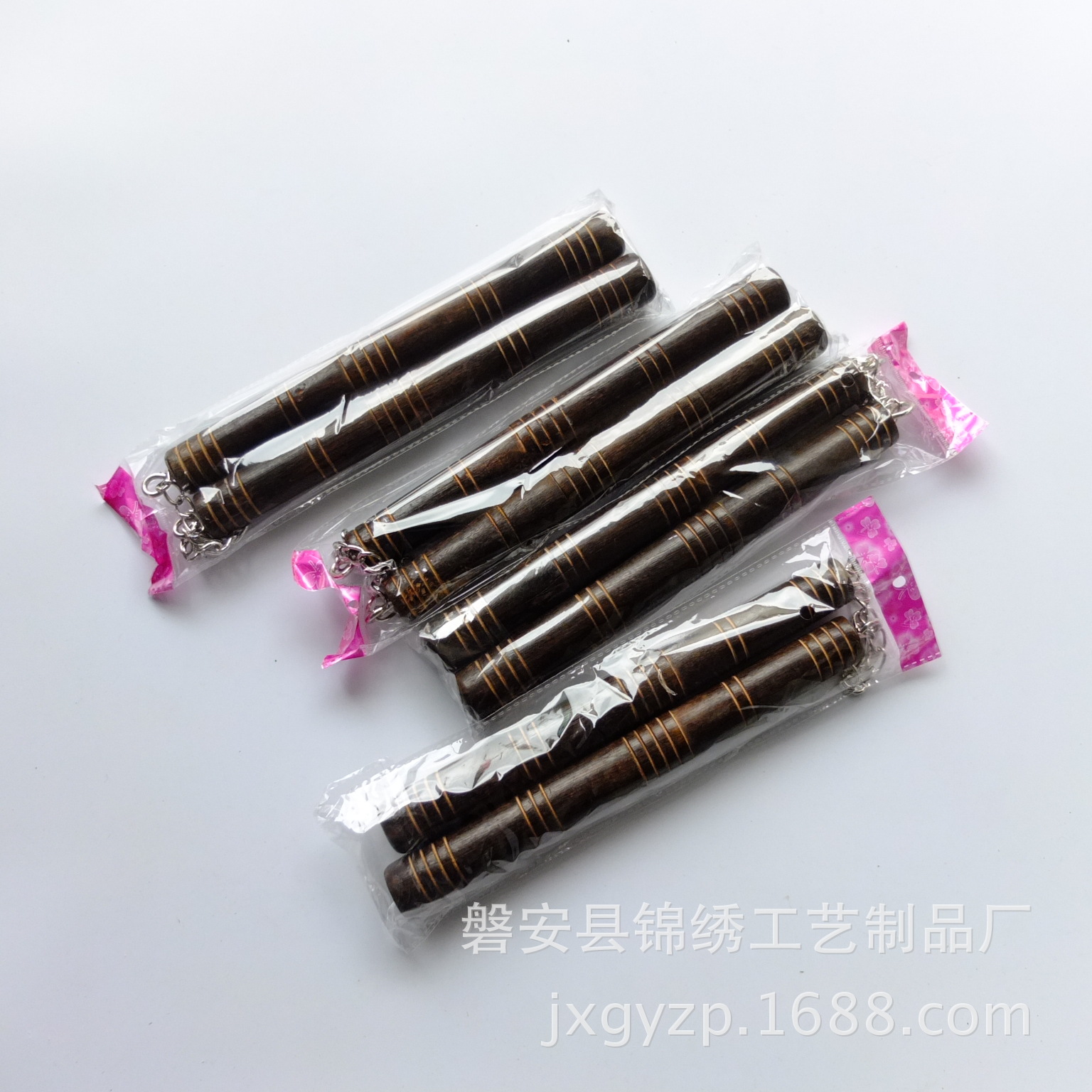 Factory Direct Sales Wooden Nunchakus Toy Nunchakus Nunchucks Large