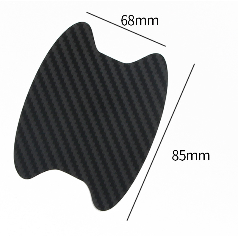 EBay Handle Stickers Car Door Handle Car Stickers Protective Film Carbon Fiber Handle Wrist Car Stickers 4pcs