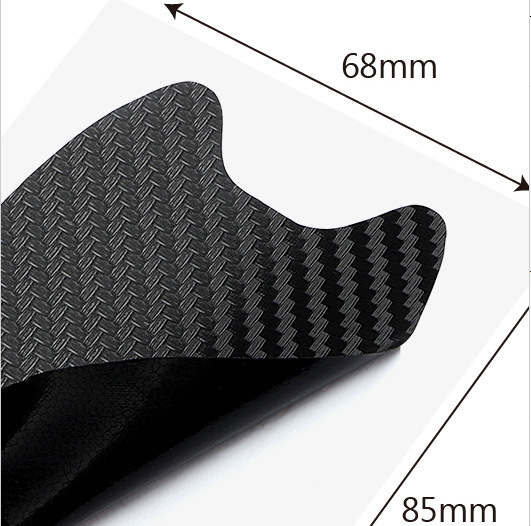 EBay Handle Stickers Car Door Handle Car Stickers Protective Film Carbon Fiber Handle Wrist Car Stickers 4pcs