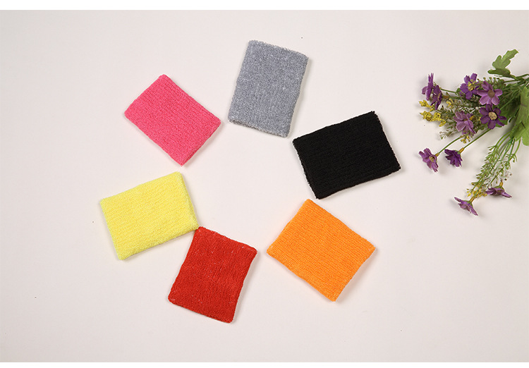 Gear Ins Color Pure Cotton Sweat Absorbing Sports Towel Wristband Basketball Badminton Warm Cuff Wrist Protector