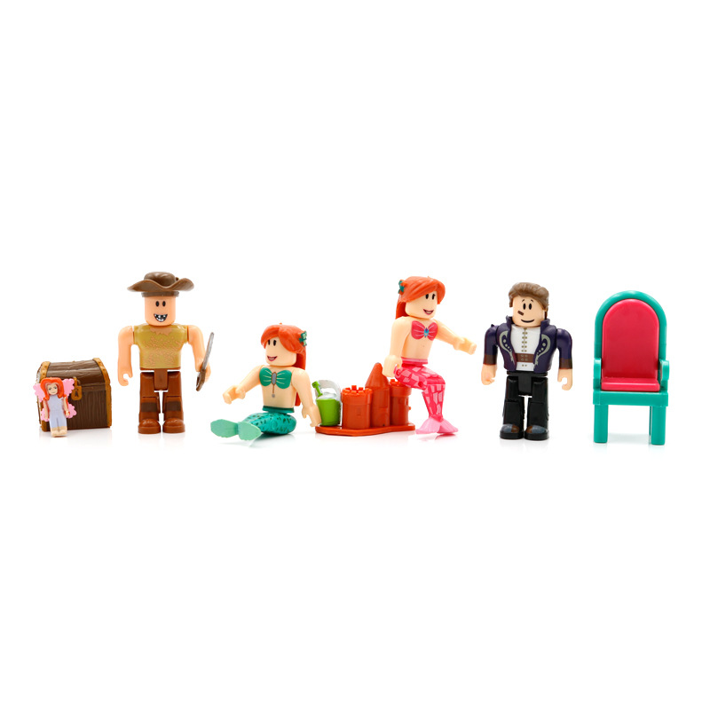 A cross-border border developer Roblox Blocks doll robot Virtual world Mermaid World champion Hands to do