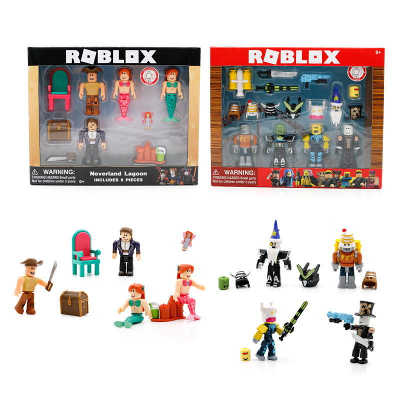 A cross-border border developer Roblox Blocks doll robot Virtual world Mermaid World champion Hands to do