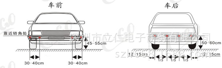 PCBA Program Developer Original Reversing Radar Car General Purpose Buzzer Parking Sensor System Real Person Voice