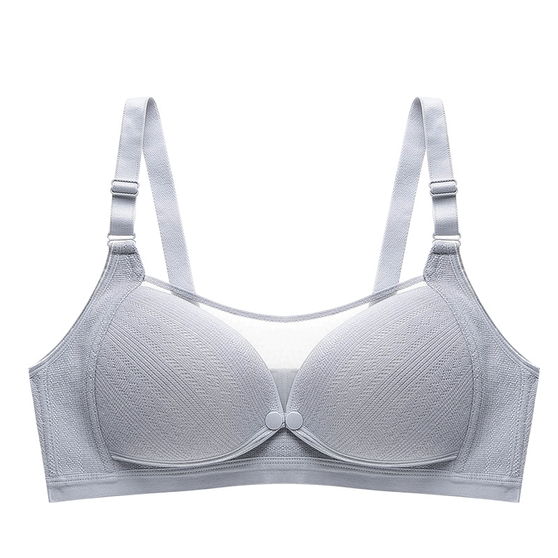 New Push up Nursing Bra Breathable Cotton Nursing Bra Large Size Front Buckle Maternity Underwear