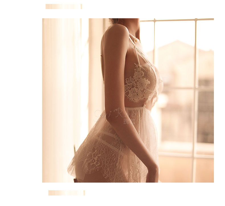 Rose Ruo New Sexy Sexy Push-up Underwear Temptation Perspective Set Nightdress Hollow Lace Limited Price 46 Yuan 176# Rose Ruo New Sexy Sexy Push-up Underwear Temptation Perspective Set Nightdress Hollow Lace Limited Price 46 Yuan 176#