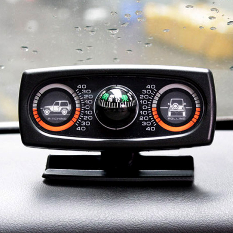 EBay Amazon Car Compass Ball Balance Level Car Declinometer Three-in-One Car Supplies