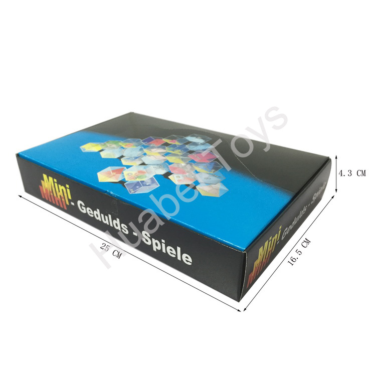 DIY toy game box gravity Balance Beads 24-piece set of Blank Ball Maze puzzle game DIY toy game box gravity Balance Beads 24-piece set of Blank Ball Maze puzzle game