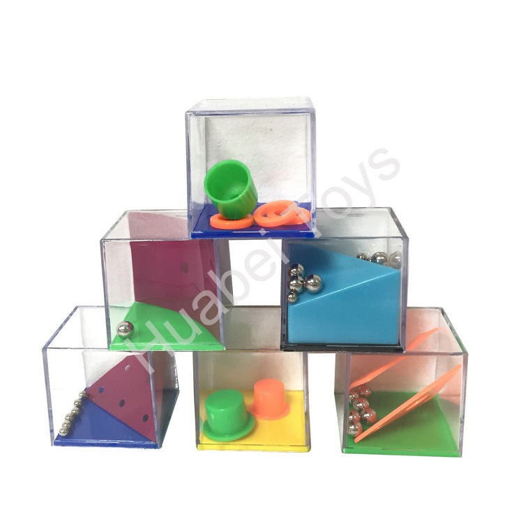 DIY toy game box gravity Balance Beads 24-piece set of Blank Ball Maze puzzle game