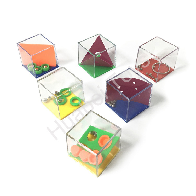 DIY toy game box gravity Balance Beads 24-piece set of Blank Ball Maze puzzle game DIY toy game box gravity Balance Beads 24-piece set of Blank Ball Maze puzzle game