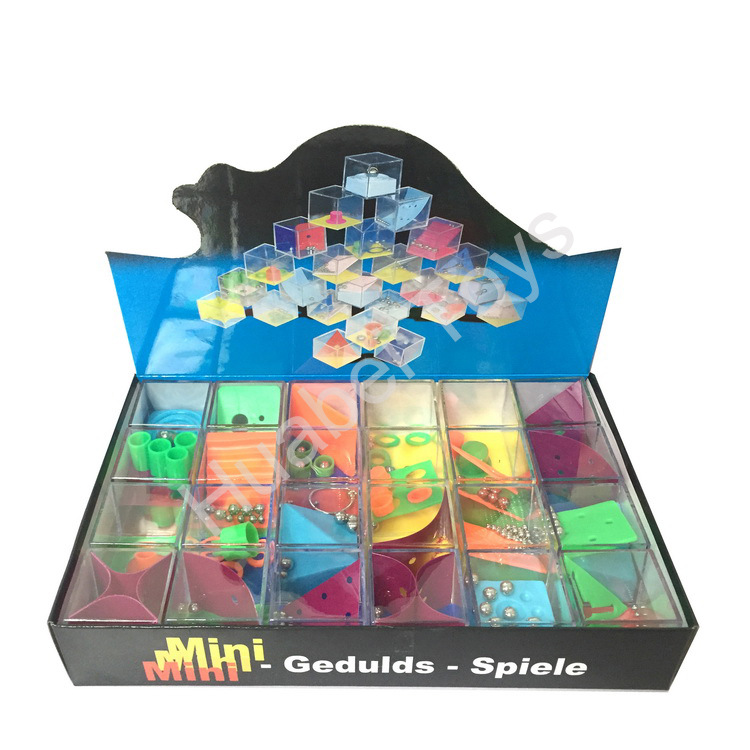 DIY toy game box gravity Balance Beads 24-piece set of Blank Ball Maze puzzle game DIY toy game box gravity Balance Beads 24-piece set of Blank Ball Maze puzzle game