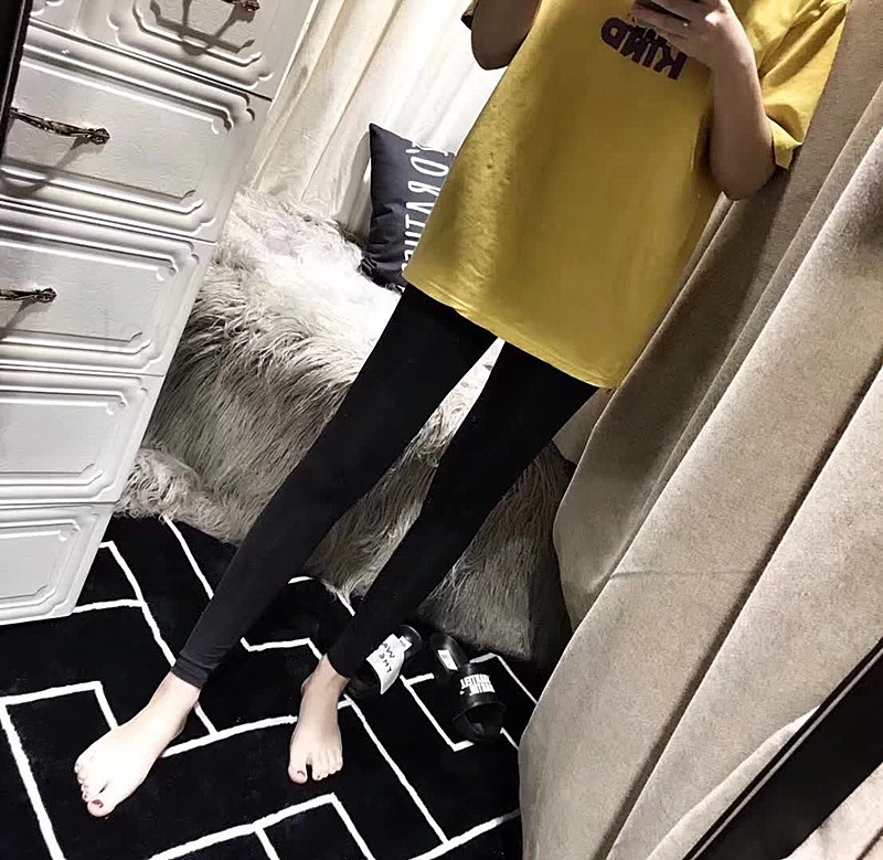 Bear's ice silk leggings summer leggings ice silk silk silk cool pants milk silk skates women's pants