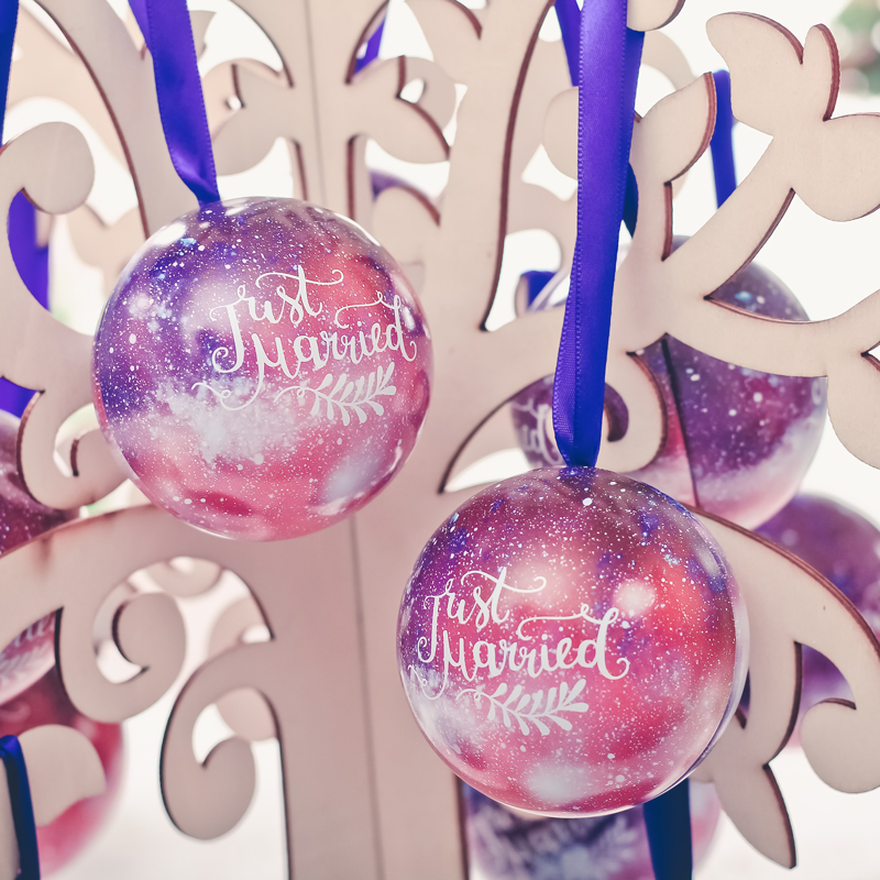 Star wedding candy box round shape tinplate small love tree ferrero candy box package